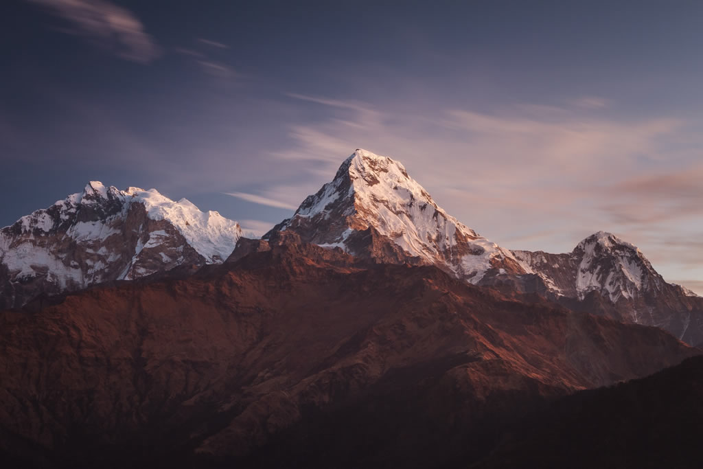 Annapurna Panorama View from Ghorepani